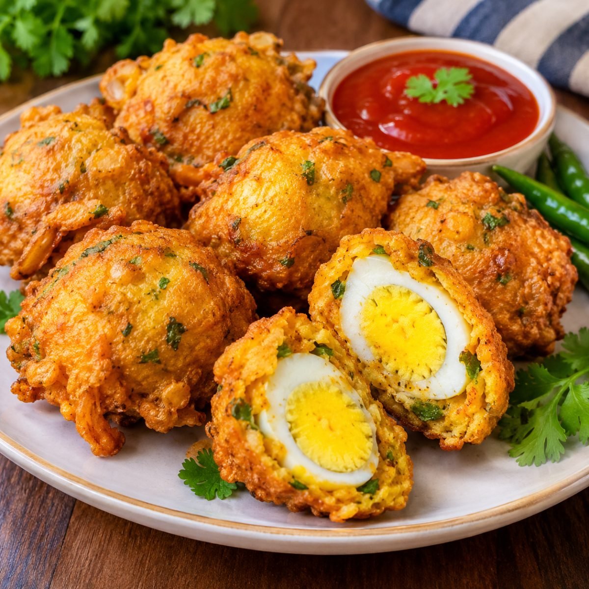 Egg pakoda